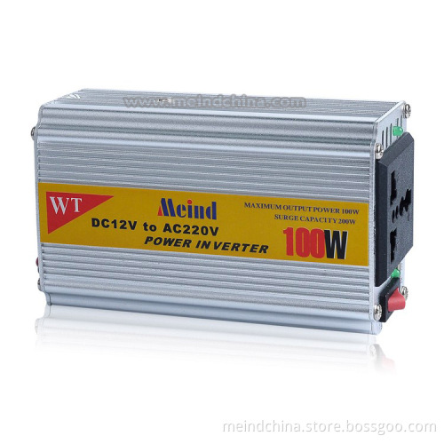 100W Modified Sine Wave DC to AC Car Power Inverter with USB Universal Socket